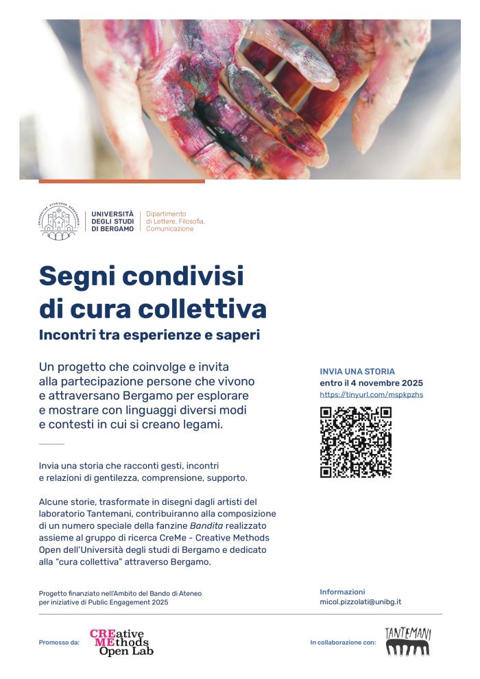 Segni condivisi di cura collettiva. Incontri tra esperienze e saperi Segni condivisi di cura collettiva. Incontri tra esperienze e saperi