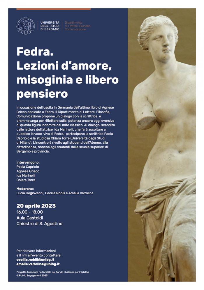 Fedra. Lezioni d’amore, misoginia e libero pensiero